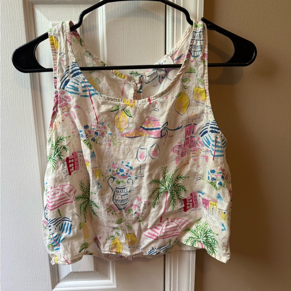 Calypso St. Barth Multicolor Patterned Tank Top